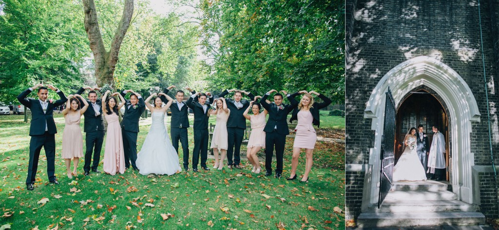 nicholas-lau-nicholau-weddings-london-film-photography-beautiful-pretty-blog-first-wedding-love-cute-white-dress-chinese-asian-bridesmaids-groomsmen-party-heart-arms-group-photo-church-doors