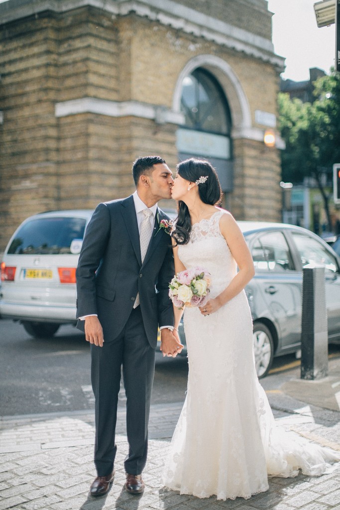 nicholas-lau-nicholau-weddings-london-film-photography-beautiful-pretty-blog-first-wedding-love-cute-white-dress-chinese-asian-indian-interracial-bride-and-groom-kiss-urban-city-couple