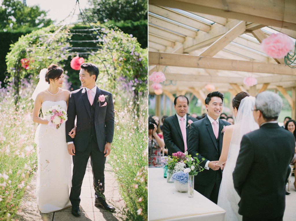 nicholas-lau-nicholau-london-film-fine-art-photography-beautiful-blog-first-wedding-love-cute-white-dress-chinese-asian-Gaynes-park-pink-tie-groom-suit-wire-gazebo