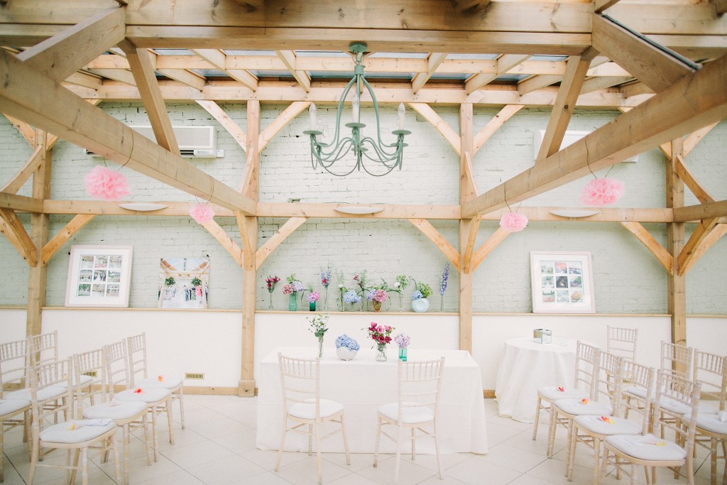 nicholas-lau-nicholau-london-film-fine-art-photography-beautiful-blog-first-wedding-love-cute-white-dress-chinese-asian-Gaynes-park-shabby-chic-rustic-exposed-beams-rafters-gold-white-chairs