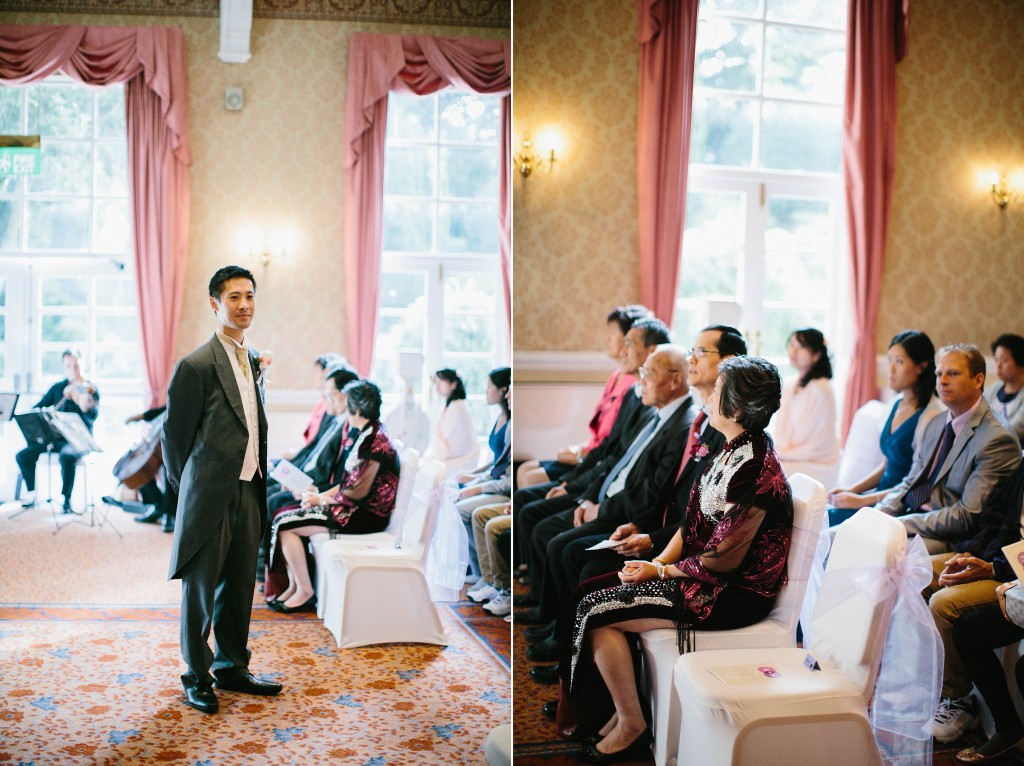 nicholas-lau-nicholau-london-film-photography-chinese-asian-wedding-groom-waiting-for-bride-at-aisle