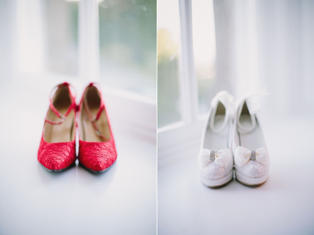 nicholas-lau-nicholau-london-film-photography-chinese-asian-wedding-tea-ceremony-red-shoes-white-heels-for-western-ceremony-bows-crystals