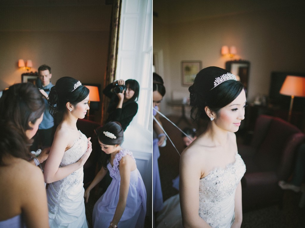 nicholas-lau-nicholau-london-film-photography-chinese-asian-wedding-white-ballgown-wedding-tiara-side-photographers
