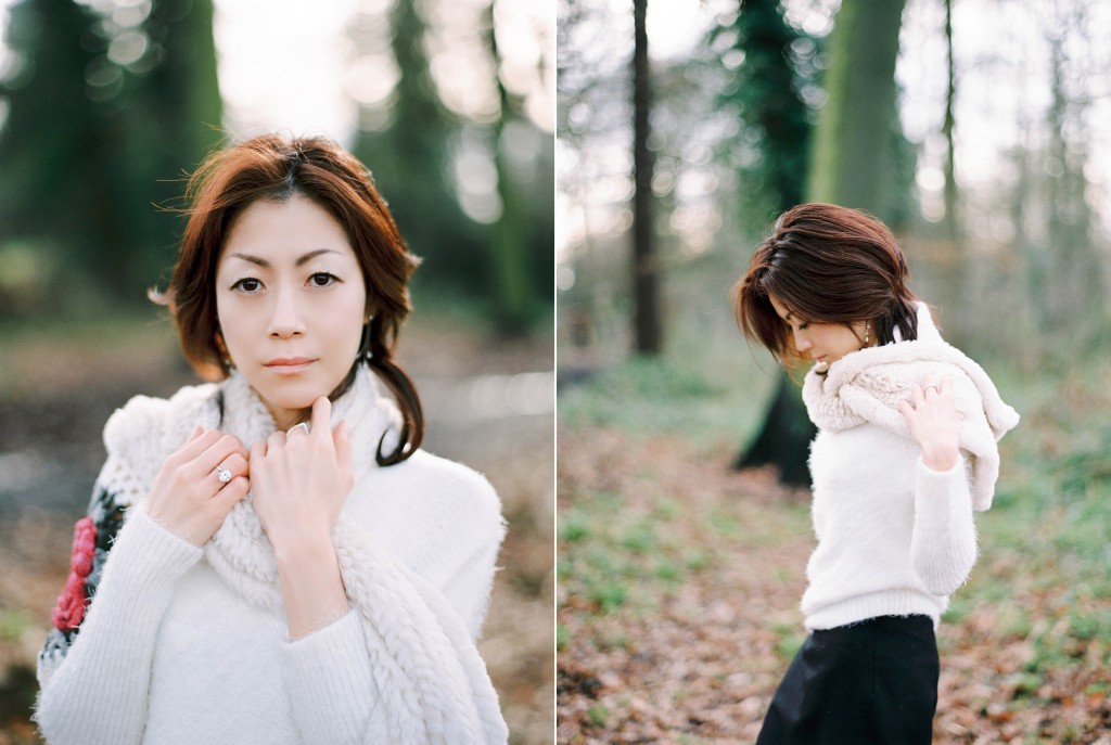 nicholas-lau-nicholau-portrait-photography-winter-fall-fine-art-contax-645-fuji-film-japanese-lady-girl-glancing-starting-down-at-feet-piercing-eyes-scarf