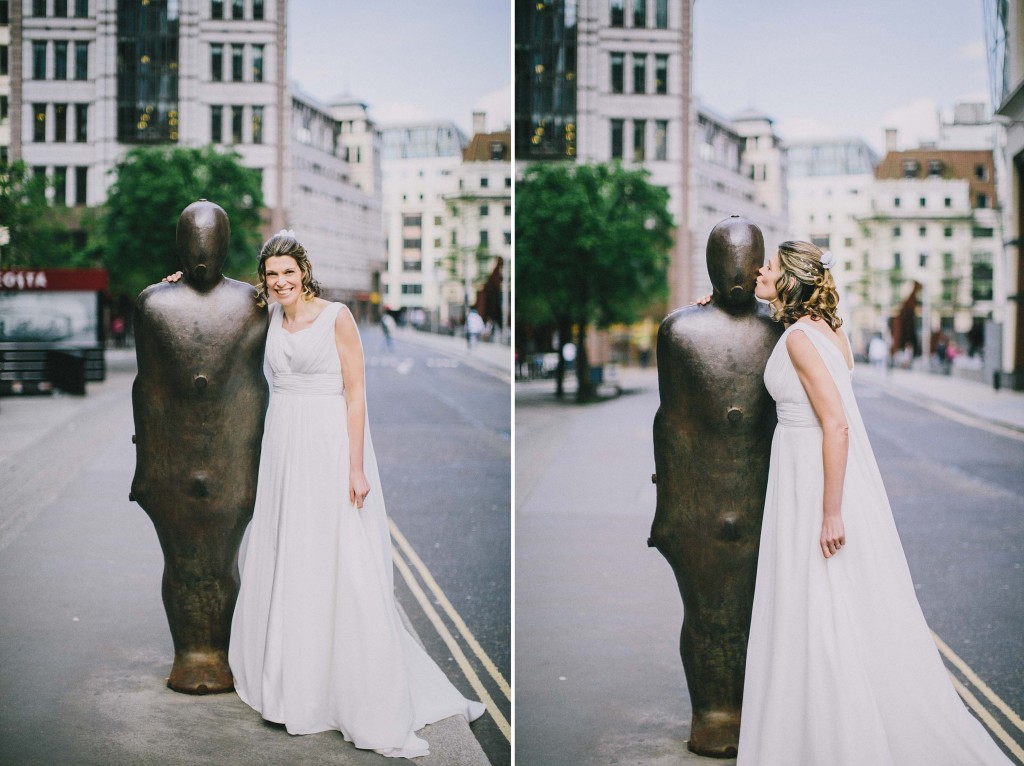nicholas-lau-nicholau-london-weddings-fine-art-photography-leadenhall-market-st-helens-church-documentary-style-iron-cage-man-street-art-bride-pose