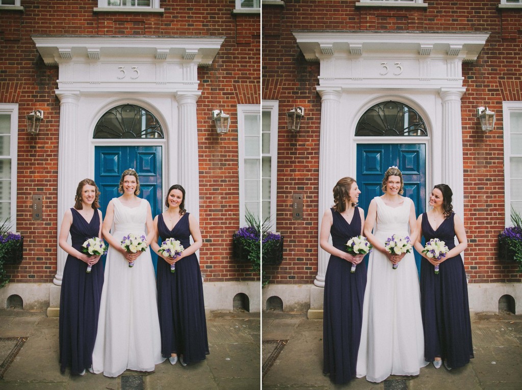 nicholas-lau-nicholau-london-weddings-fine-art-photography-leadenhall-market-st-helens-church-documentary-style-maid-of-honour-honor-navy-dress-white-dresses