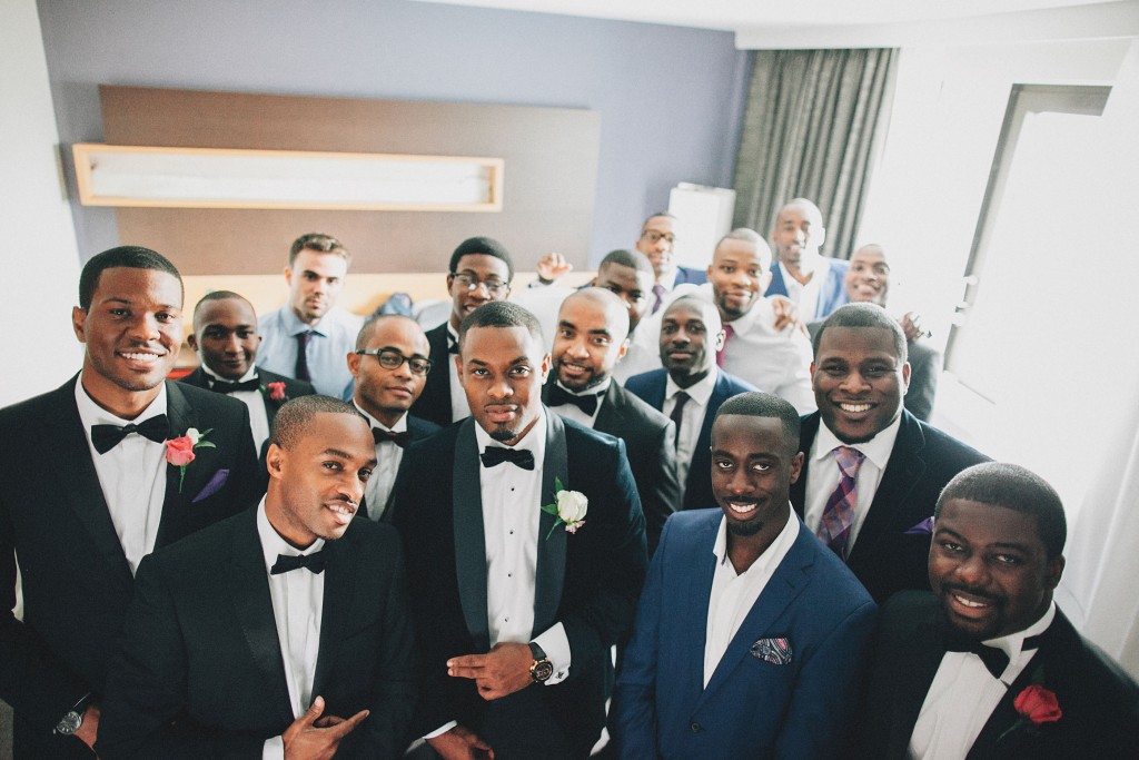Nicholau-nicholas-lau-photography-london-uk-wedding-fine-art-film-nigerian-black-african-traditional-groomsmen-getting-ready-tuxedo-bowtie-bow-ties-group-shot