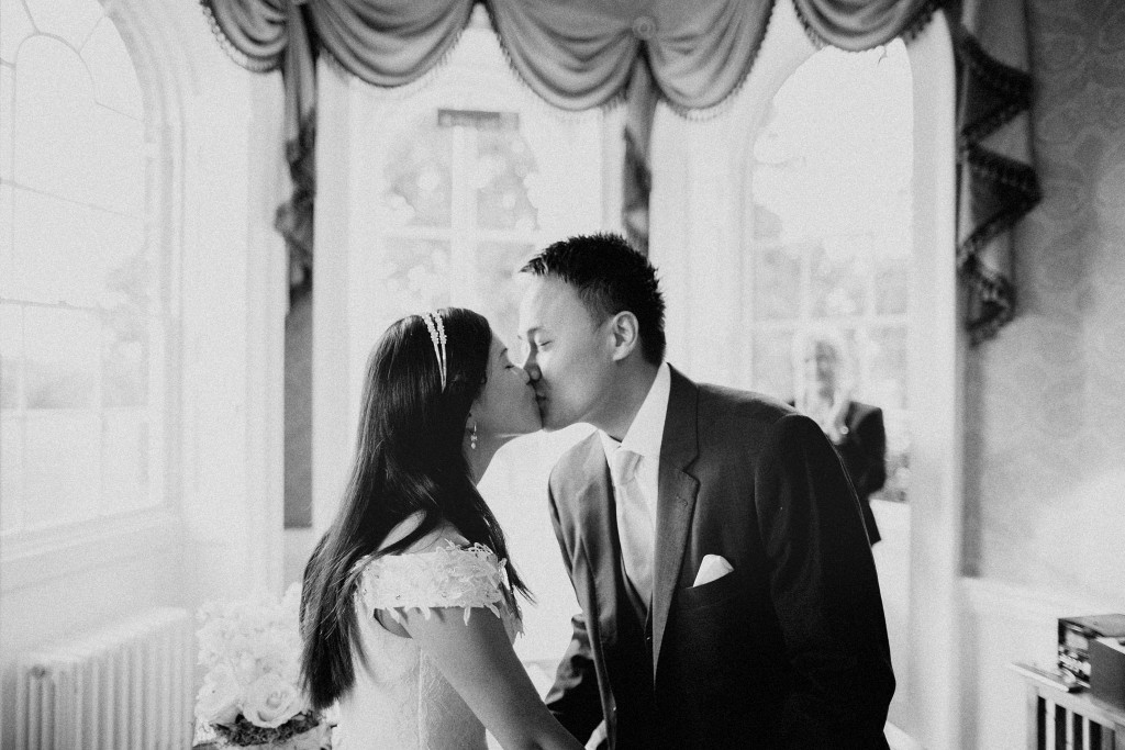 nicholas-lau-nicholau-wedding-marriage-fine-art-film-photography-blue-suit-chinese-love-dress-white-autumn-fall-leaves-black-white-may-now-kiss-the-bride