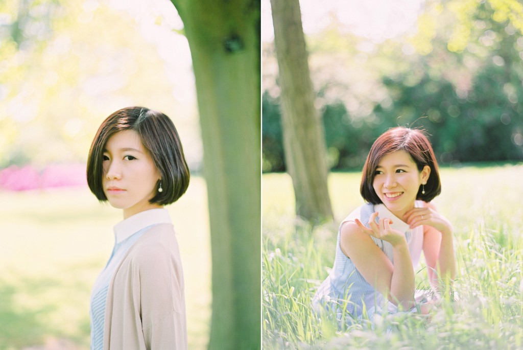 nicholas-lau-photography-photo-nicholau-summer-walk-portrait-katrina-li-hall-place-fuji-pn400n-film-fine-art-model-taiwanese-light-sun-sunny-canon-eos3-contax-645-bob-hair-meadow-grass-blue-dress
