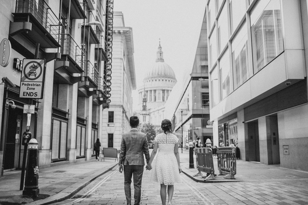 nicholas-lau-nicholau-photo-photography-fine-art-hybrid-engagement-chinese-asian-couple-london-uk-white-dress-grey-suit-black-white-city-scape