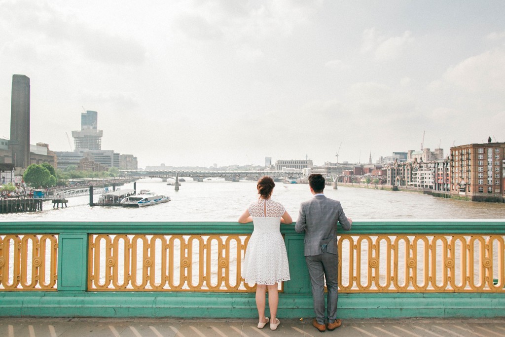 nicholas-lau-nicholau-photo-photography-fine-art-hybrid-engagement-chinese-asian-couple-london-uk-white-dress-grey-suit-bridge-thames-water-view
