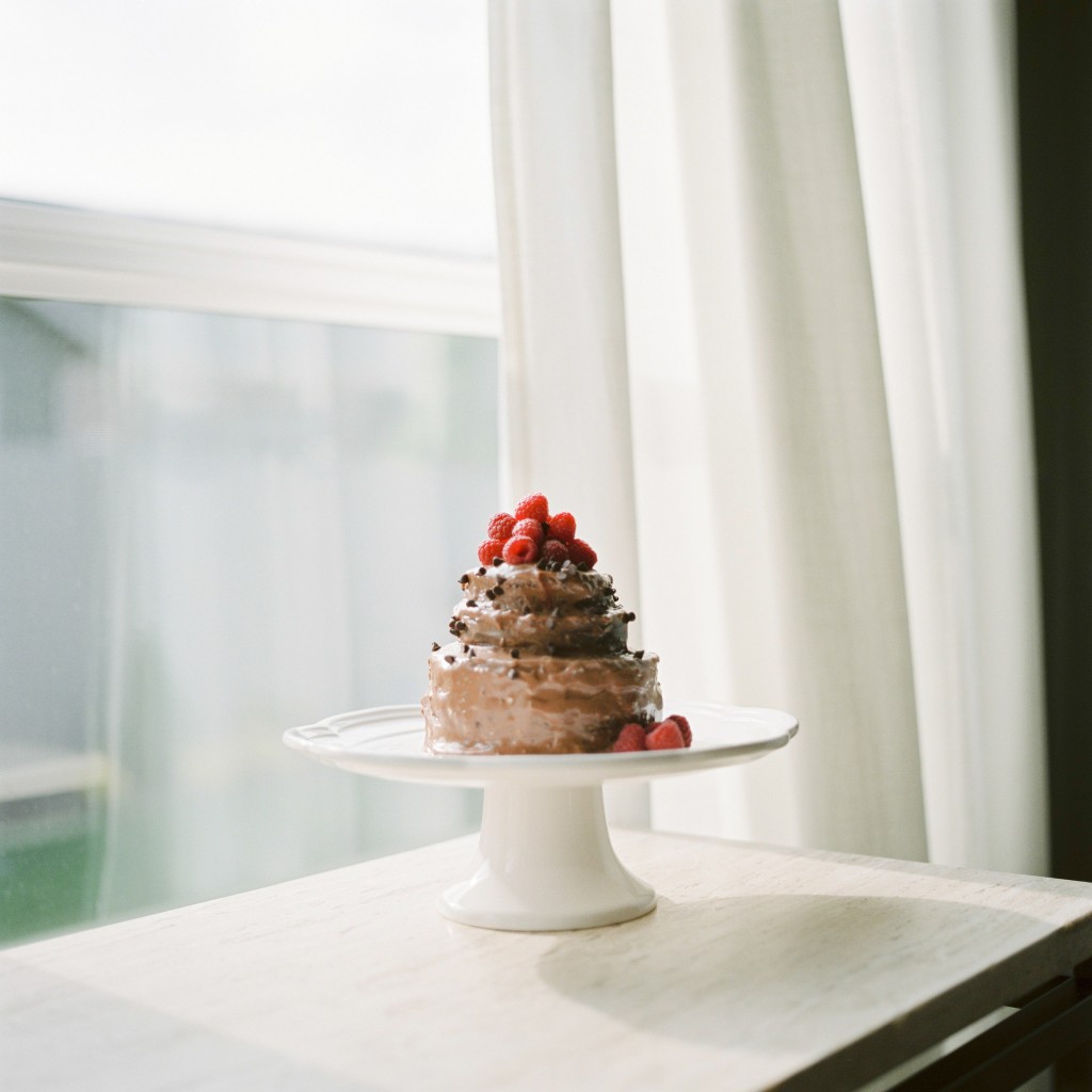 nicholas-lau-meghan-page-hasselblad-503cw-rustic-raspberry-chocolate-cake-three-tier-baking-stand-boise-idaho-fuji-film-400h-uk-film-lab-photography